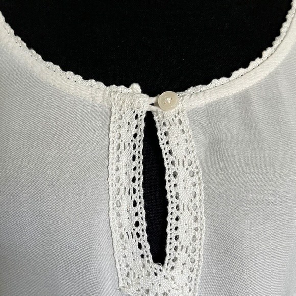 Vintage American Eagle Outfitters Top - Off White - Size M - Picture 8 of 15